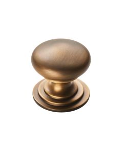 Fingertip M47D Ftd Victorian Knob (One Piece) 42mm Polished Brass