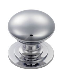 Fingertip M47DCP Ftd Victorian Knob (One Piece) 42mm Polished Chrome