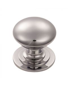 Fingertip M47CCP Ftd Victorian Knob (One Piece) 38mm Polished Chrome