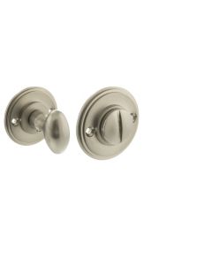 Millhouse Brass Solid Brass Oval WC Turn and Release - Satin Nickel MHOWCSN