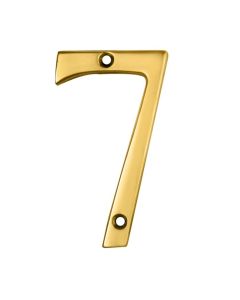 Carlisle Brass N7 Numeral Face Fix (No.7) Polished Brass