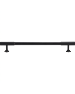 Acre & Clutton Oakridge Linear Solid Brass Cabinet Handle, 192mm Center-to-Center, 232mm Overall, Matt Black