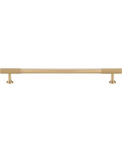 Acre & Clutton Oakridge Linear Solid Brass Cabinet Handle, 224mm Center-to-Center, 264mm Overall, Satin Brass