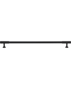 Acre & Clutton Oakridge Linear Solid Brass Cabinet Handle, 320mm Center-to-Center, 360mm Overall, Matt Black