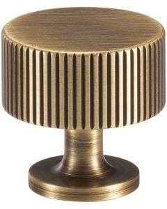 Acre & Clutton Oakridge Linear Solid Brass Cabinet Knob 35mm Antique Brass