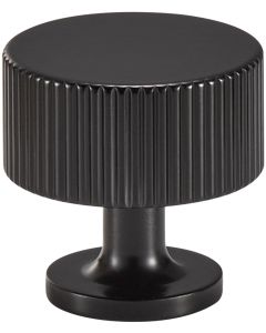 Acre & Clutton Oakridge Linear Solid Brass Cabinet Knob 35mm Matt Black