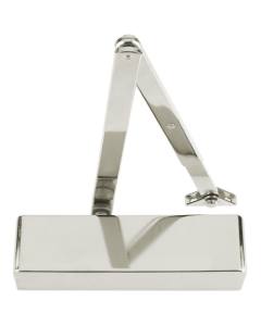 Zoo Hardware ZDC0024A-PN Overhead Door Closer, Power Adjustable Size 2-4 + Matching Finish