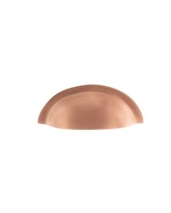 Old English Winchester Solid Brass Cabinet Cup Pull on Concealed Fix - Urban Satin Copper OEC1176USC