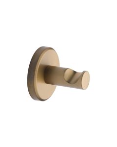M Marcus Oxford Wall Mounted Hook for Towels, Robes, Clothes and Coats. Satin Brass OXF-HOOK-SB