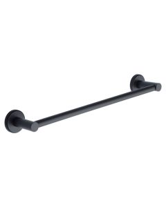 M.Marcus OXF-TOWEL-45-BL Single towel rail 45cm Matt Black