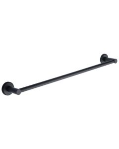 M.Marcus OXF-TOWEL-60-BL Single towel rail 60cm Matt Black