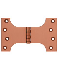 Simonswerk P0570 Unwashered Brass Parliament Hinges 101.6mm x 102mm x 152mm c/w Screws Copper Plated