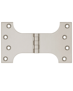 Simonswerk P0570 Unwashered Brass Parliament Hinges 101.6mm x 102mm x 152mm c/w Screws Pearl Nickel