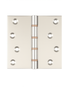 Simonswerk P1260 Double Phosphor Bronze Washered Brass Butt Projection Hinge 100mm x 100mm c/w Screws Polished Chrome