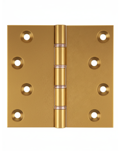 Simonswerk P1260 Double Phosphor Bronze Washered Brass Butt Projection Hinge 100mm x 100mm c/w Screws Honeycombe