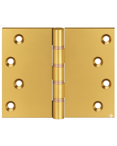 Simonswerk P1262 Double Phosphor Bronze Washered Brass Butt Hinge 100mm x 125mm c/w Screws Honeycombe
