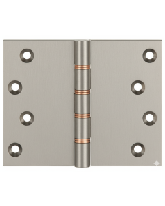 Simonswerk P1262 Double Phosphor Bronze Washered Brass Butt Projection Hinge 100mm x 125mm c/w Screws Satin Chrome