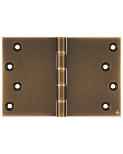 Simonswerk P1264 Double Phosphor Bronze Washered Brass Butt Hinge 100mm x 150mm c/w Screws Antique Brass