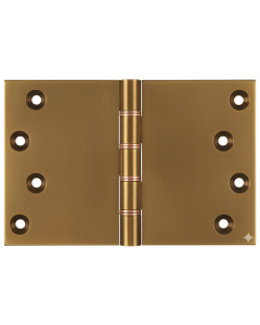 Simonswerk P1264 Double Phosphor Bronze Washered Brass Butt Hinge 100mm x 150mm c/w Screws Aged Brass