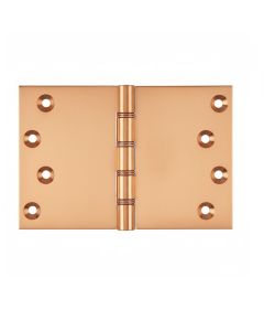 Simonswerk P1264 Double Phosphor Bronze Washered Brass Butt Hinge 100mm x 150mm c/w Screws Copper Plated