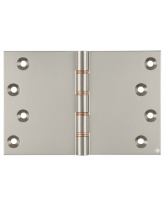 Simonswerk P1264 Double Phosphor Bronze Washered Brass Butt Hinge 100mm x 150mm c/w Screws Satin Nickel