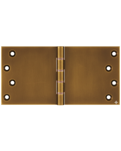 Simonswerk P1266 Double Phosphor Bronze Washered Brass Butt Hinge 101.6mm x 200mm c/w Screws Antique Brass