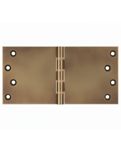 Simonswerk P1266 Double Phosphor Bronze Washered Brass Butt Hinge 101.6mm x 200mm c/w Screws Aged Brass