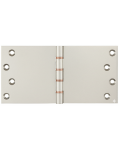 Simonswerk P1266 Double Phosphor Bronze Washered Brass Butt Hinge 101.6mm x 200mm c/w Screws Pearl Nickel