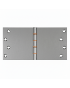 Simonswerk P1266 Double Phosphor Bronze Washered Brass Butt Hinge 101.6mm x 200mm c/w Screws Satin Chrome