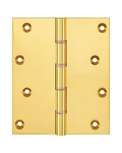 Simonswerk P1295 Double Phosphor Bronze Washered Brass Butt Hinge 152.4mm x 125mm c/w Screws Self Colour