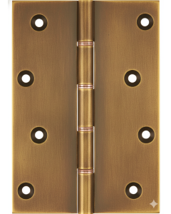 Simonswerk P1285 Double Phosphor Bronze Washered Brass Butt Hinge 152.4mm x 100mm c/w Screws Antique Brass