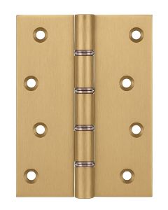 Simonswerk P1285 Double Phosphor Bronze Washered Brass Butt Hinge 152.4mm x 100mm c/w Screws Aged Brass