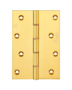 Simonswerk P1285CE Double Phosphor Bronze Washered Brass Butt Projection Hinge CE marked FD30 fire rated 152.4mm x 100mm c/w Screws Self Colour