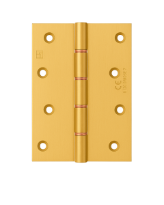 Simonswerk P1285CE Double Phosphor Bronze Washered Brass Butt Projection Hinge CE marked FD30 fire rated 152.4mm x 103mm c/w Screws Honeycombe