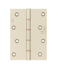 Simonswerk P1285CE Double Phosphor Bronze Washered Brass Butt Projection Hinge CE marked FD30 fire rated 152.4mm x 100mm c/w Screws Pearl Nickel
