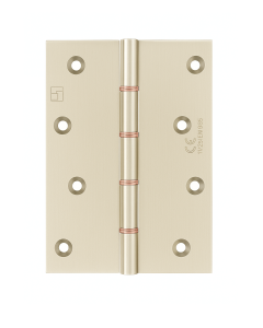 Simonswerk P1285CE Double Phosphor Bronze Washered Brass Butt Projection Hinge CE marked FD30 fire rated 152.4mm x 103mm c/w Screws Satin Nickel