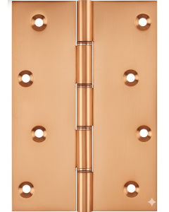 Simonswerk P1285 Double Phosphor Bronze Washered Brass Butt Hinge 152.4mm x 100mm c/w Screws Copper Plated