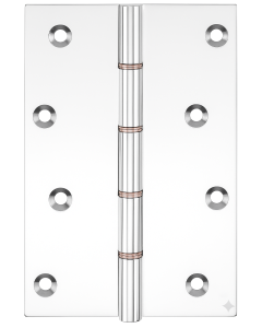 Simonswerk P1285 Double Phosphor Bronze Washered Brass Butt Hinge 152.4mm x 100mm c/w Screws Polished Chrome