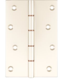 Simonswerk P1285 Double Phosphor Bronze Washered Brass Butt Hinge 152.4mm x 100mm c/w Screws Polished Nickel