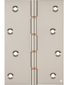 Simonswerk P1285 Double Phosphor Bronze Washered Brass Butt Hinge 152.4mm x 100mm c/w Screws Pearl Nickel