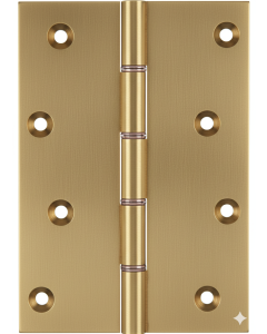 Simonswerk P1285 Double Phosphor Bronze Washered Brass Butt Hinge 152.4mm x 100mm c/w Screws Satin Brass