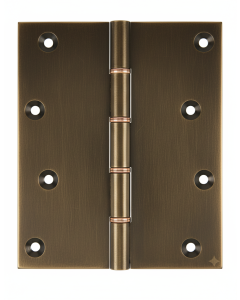Simonswerk P1295 Double Phosphor Bronze Washered Brass Butt Hinge 152.4mm x 125mm c/w Screws Antique Brass