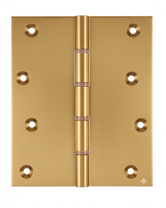 Simonswerk P1295 Double Phosphor Bronze Washered Brass Butt Hinge 152.4mm x 125mm c/w Screws Aged Brass