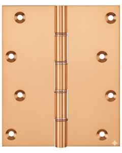 Simonswerk P1295 Double Phosphor Bronze Washered Brass Butt Hinge 152.4mm x 125mm c/w Screws Copper Plated