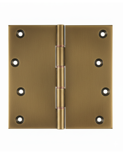 Simonswerk P1296 Double Phosphor Bronze Washered Brass Butt Hinge 152.4mm x 150mm c/w Screws Antique Brass