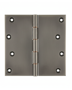 Simonswerk P1296 Double Phosphor Bronze Washered Brass Butt Hinge 152.4mm x 150mm c/w Screws Antique Nickel