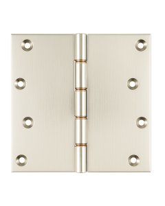 Simonswerk P1296 Double Phosphor Bronze Washered Brass Butt Hinge 152.4mm x 150mm c/w Screws Polished Nickel