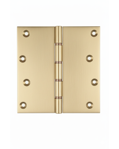Simonswerk P1296 Double Phosphor Bronze Washered Brass Butt Hinge 152.4mm x 150mm c/w Screws Satin Brass