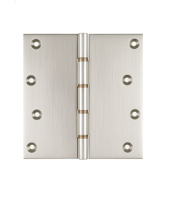 Simonswerk P1296 Double Phosphor Bronze Washered Brass Butt Hinge 152.4mm x 150mm c/w Screws Satin Chrome