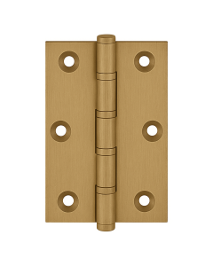 Simonswerk P1510 Ball Race Brass Butt Hinges 76.2mm x 50mm c/w Screws Honeycombe